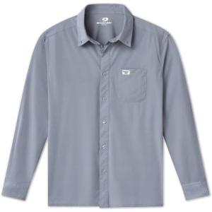 Mossy Oak Tibbee Everyday Long Sleeve Men’s Fishing Shirt with UV Protection – Lightweight & Quick-Drying(Water Spout)