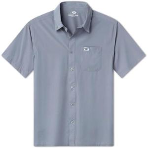 Mossy Oak Tibbee Everyday Men’s Short Sleeve Fishing Shirt with UV Protection – Lightweight & Quick-Drying(Water Spout)
