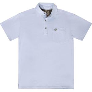Mossy Oak Tombigbee Lightweight Bamboo Viscose Polo Shirt for Men(Bluewing)