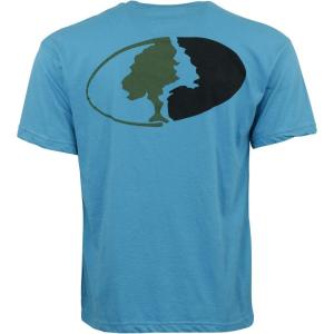 Mossy Oak Traditional Logo Cotton Blend Unisex T-Shirt(Bluefish)