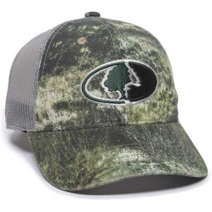 Outdoor Cap Unisex-Adult Mossy Oak Camouflage Mesh Back Cap(Mossy Oak Mountain Country Range/Grey)