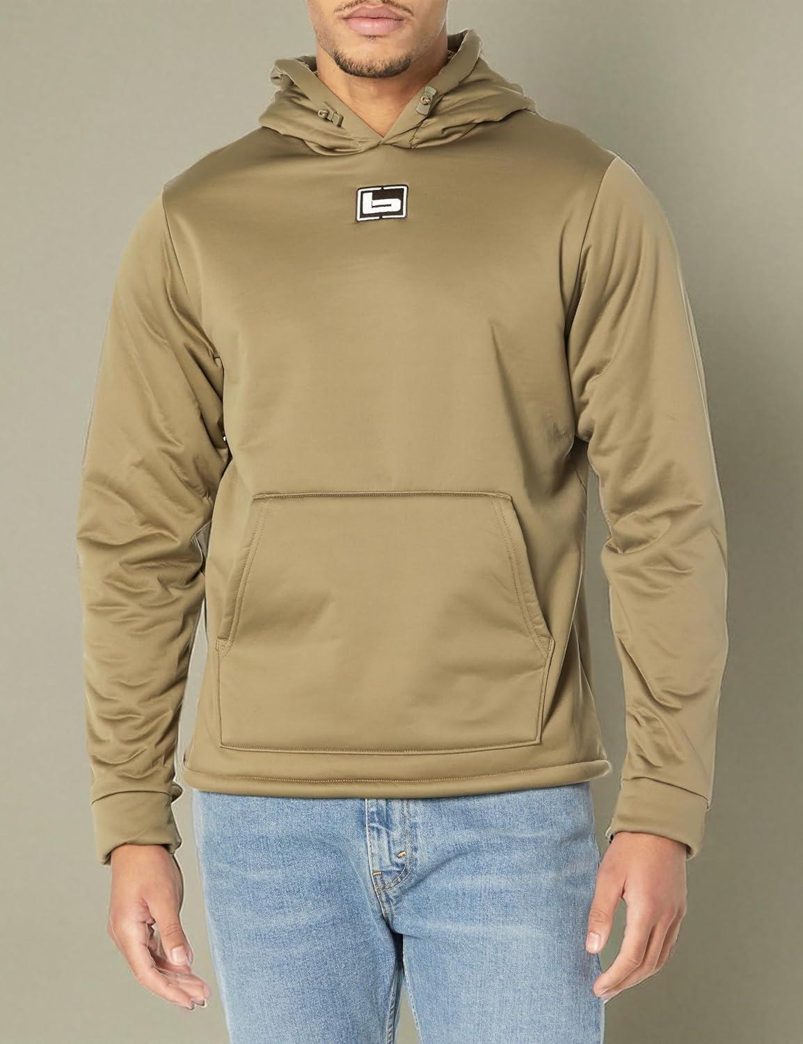 imageBanded Gear Atchafalaya Hoodie Pullover Hooded Sweatshirt Coral Fleece LinedSpanish Moss