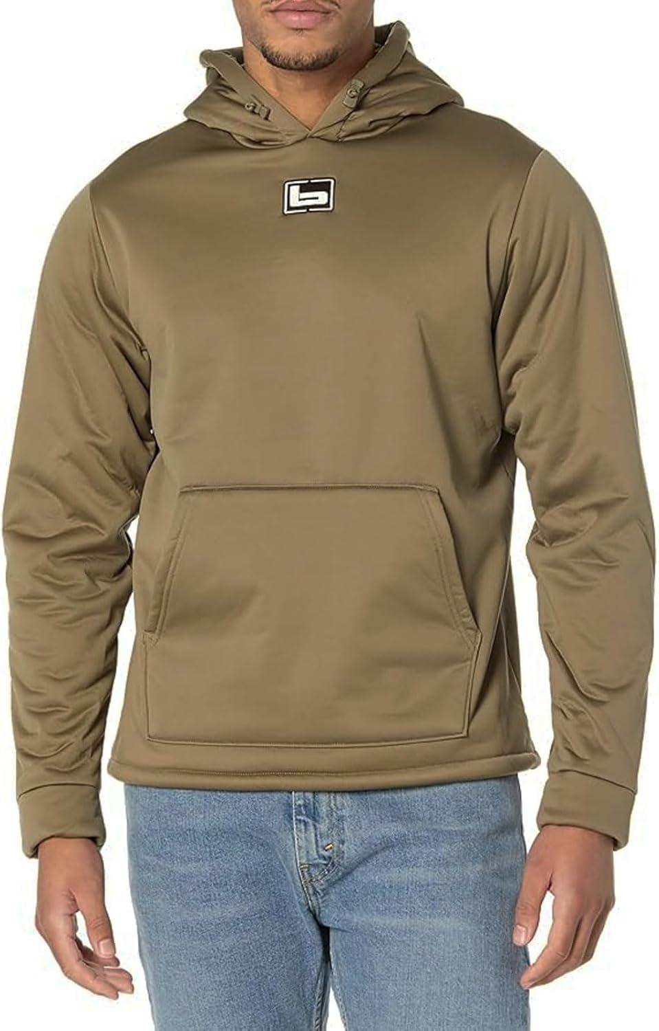 imageBanded Gear Atchafalaya Hoodie Pullover Hooded Sweatshirt Coral Fleece LinedSpanish Moss