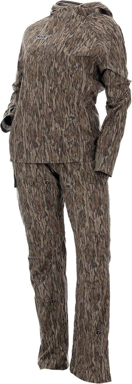 imageDOING SOMETHING GREAT Womens Bexley 30 Pullover Hunting Shirts Warm Climate Ultra LightWeight DWR TreatedMossy Oak Bottomland 30
