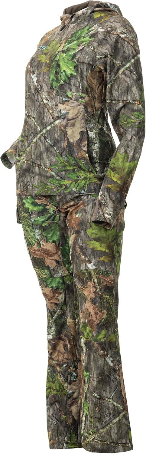 imageDOING SOMETHING GREAT Womens Bexley 30 Pullover Hunting Shirts Warm Climate Ultra LightWeight DWR TreatedMossy Oak Obsession 30