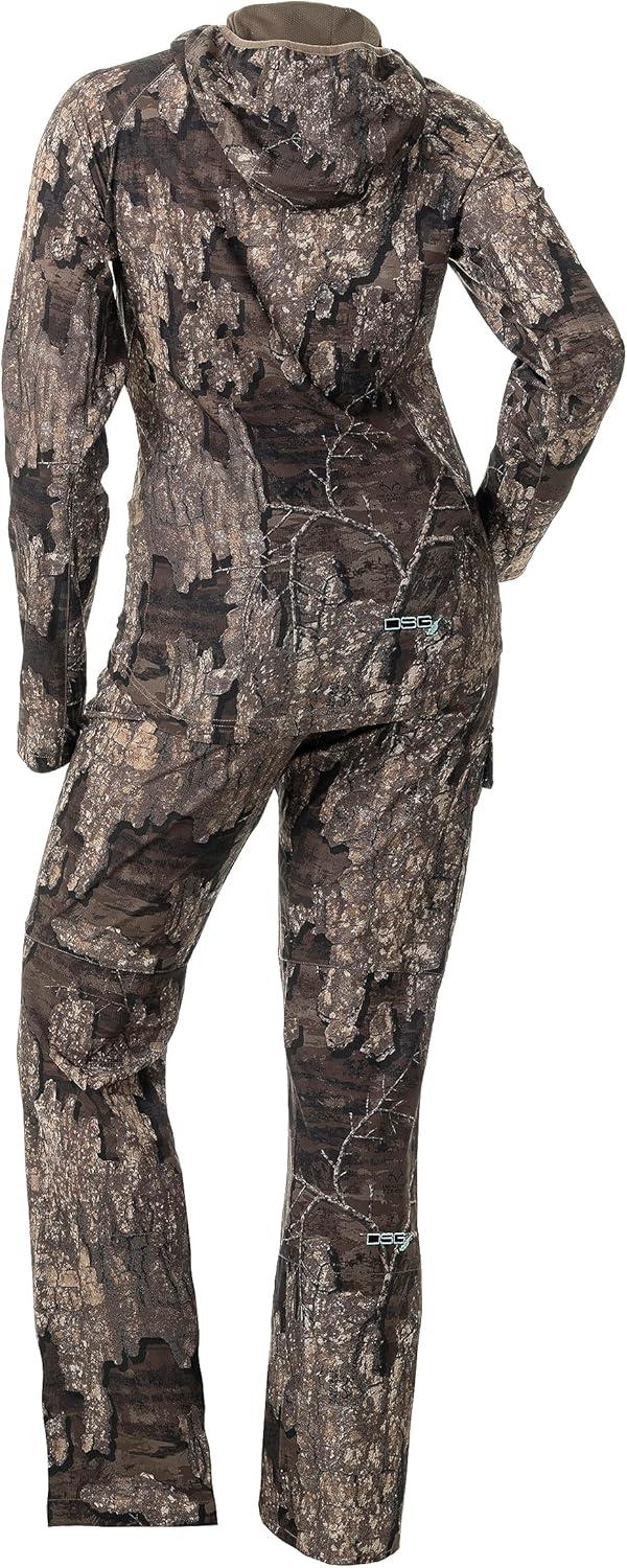 imageDOING SOMETHING GREAT Womens Bexley 30 Pullover Hunting Shirts Warm Climate Ultra LightWeight DWR TreatedRealtree Timber 30