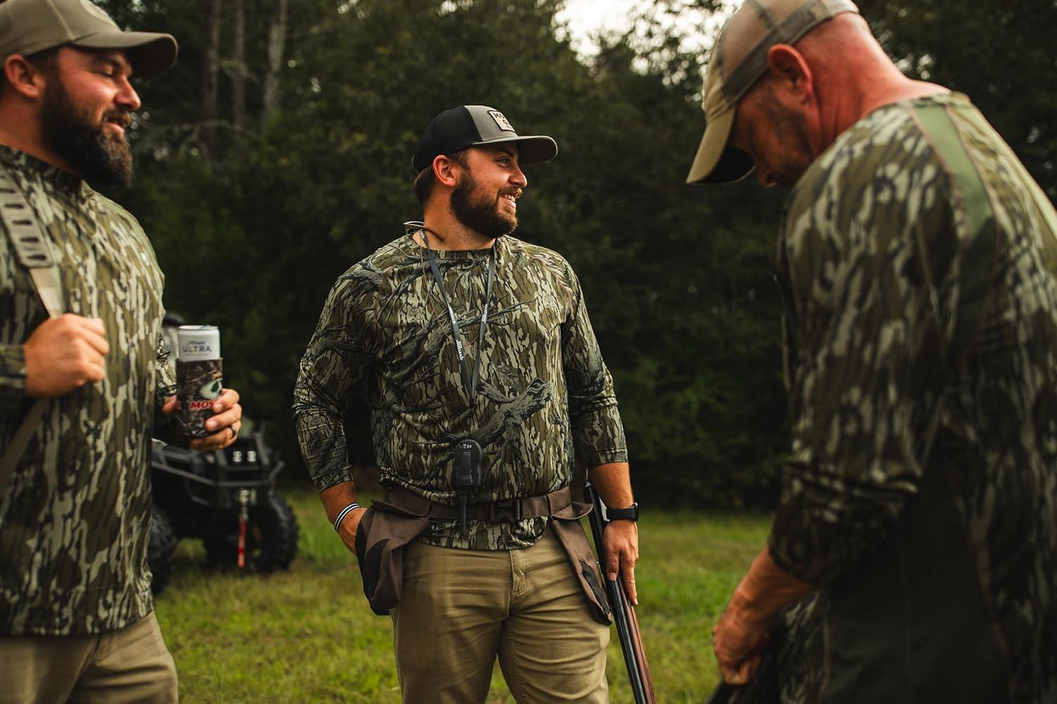 imageMossy Oak Camo Hunting Shirts for Men Long SleeveOriginal Bottomland