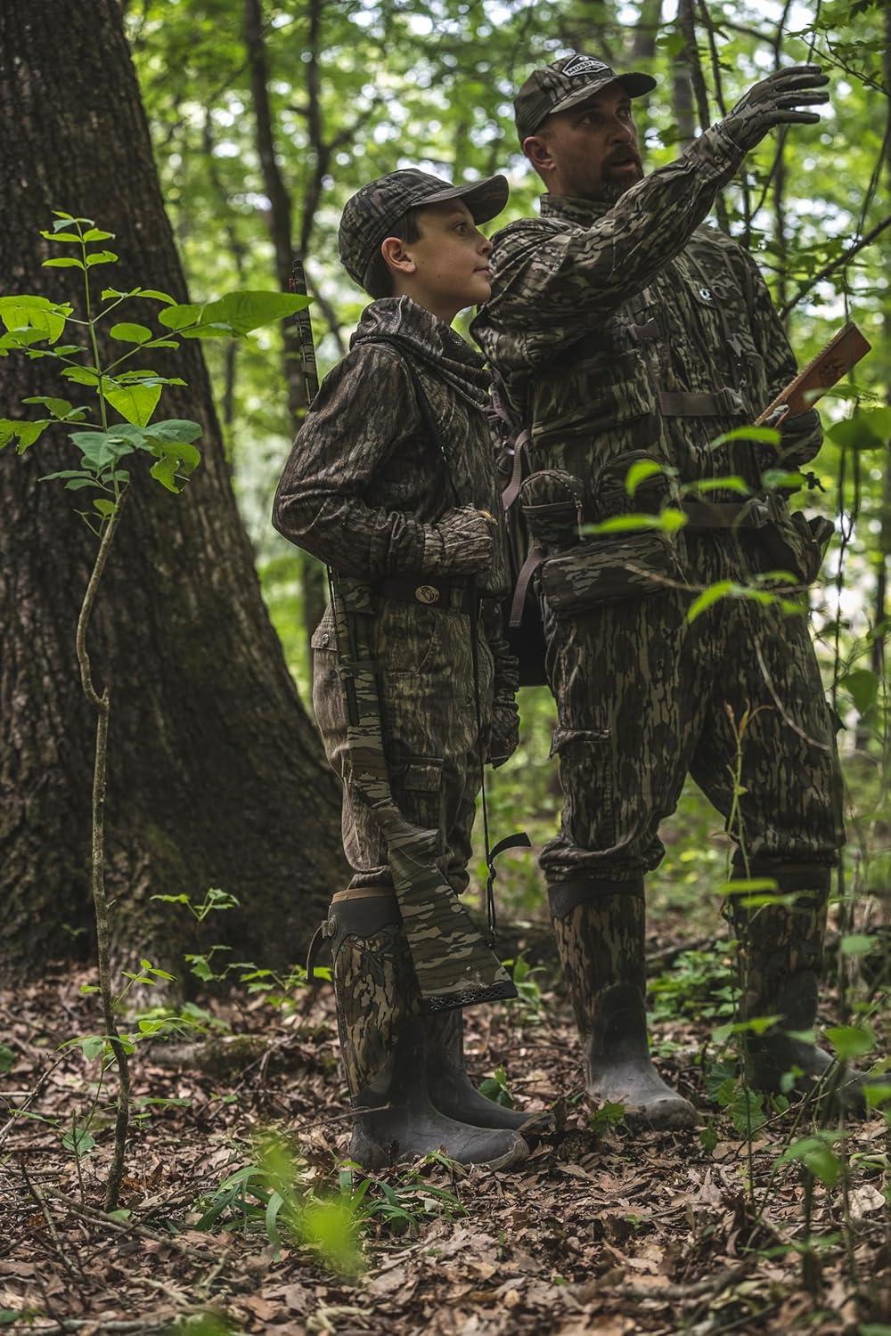 imageMossy Oak Mens Long Sleeve Camo Hunting Shirts Cotton MillBottomland
