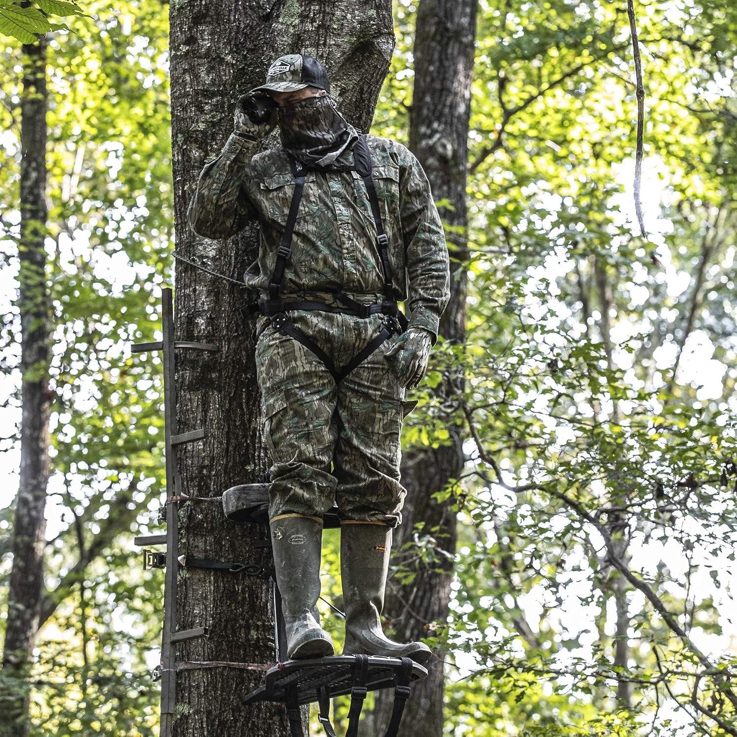 imageMossy Oak unisexadult mens Mens Long Sleeve Camo Hunting Shirts Cotton MillOriginal Treestand