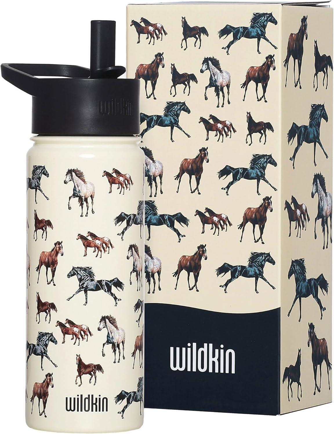 imageWildkin Mossy Oak 32oz Kids Water Bottle Leakproof VacuumInsulated Durable EasyClean Bottom LandHorse Dreams