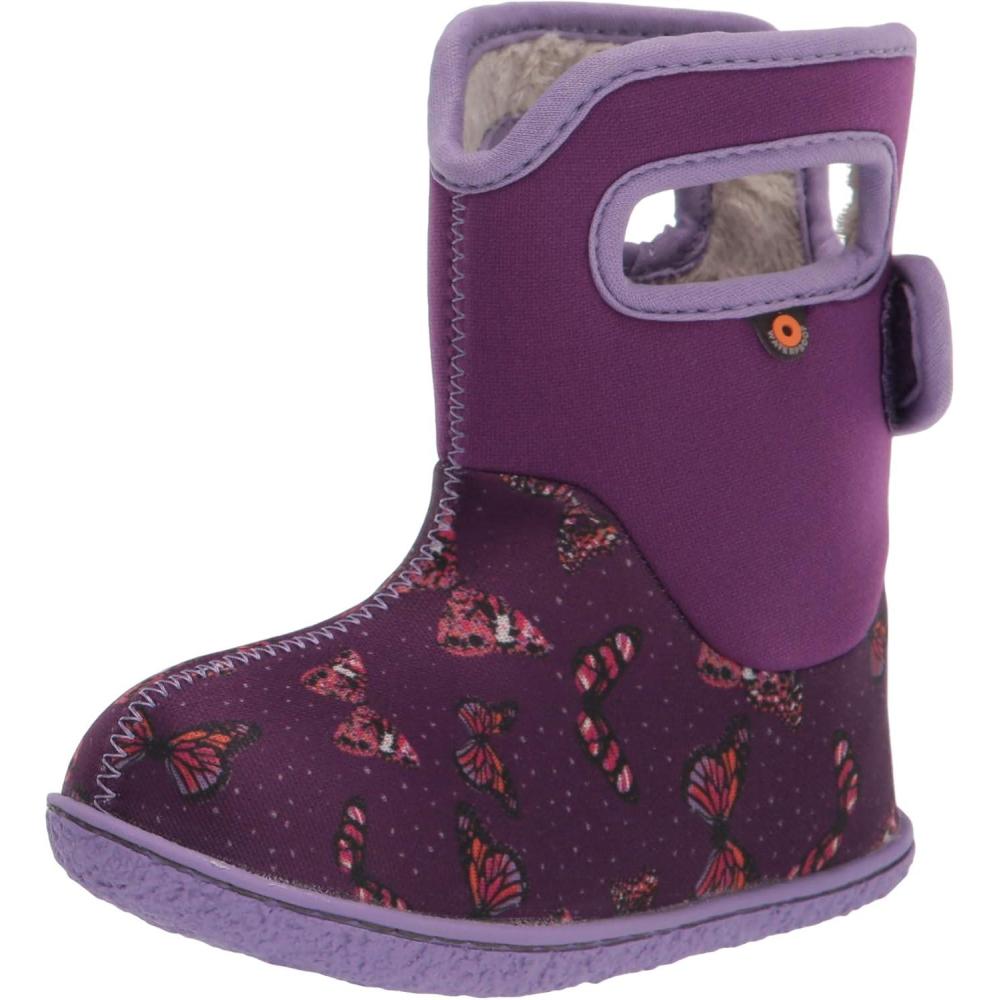 imageBOGS Baby Camo Boys InfantToddler BootButterfliesviolet