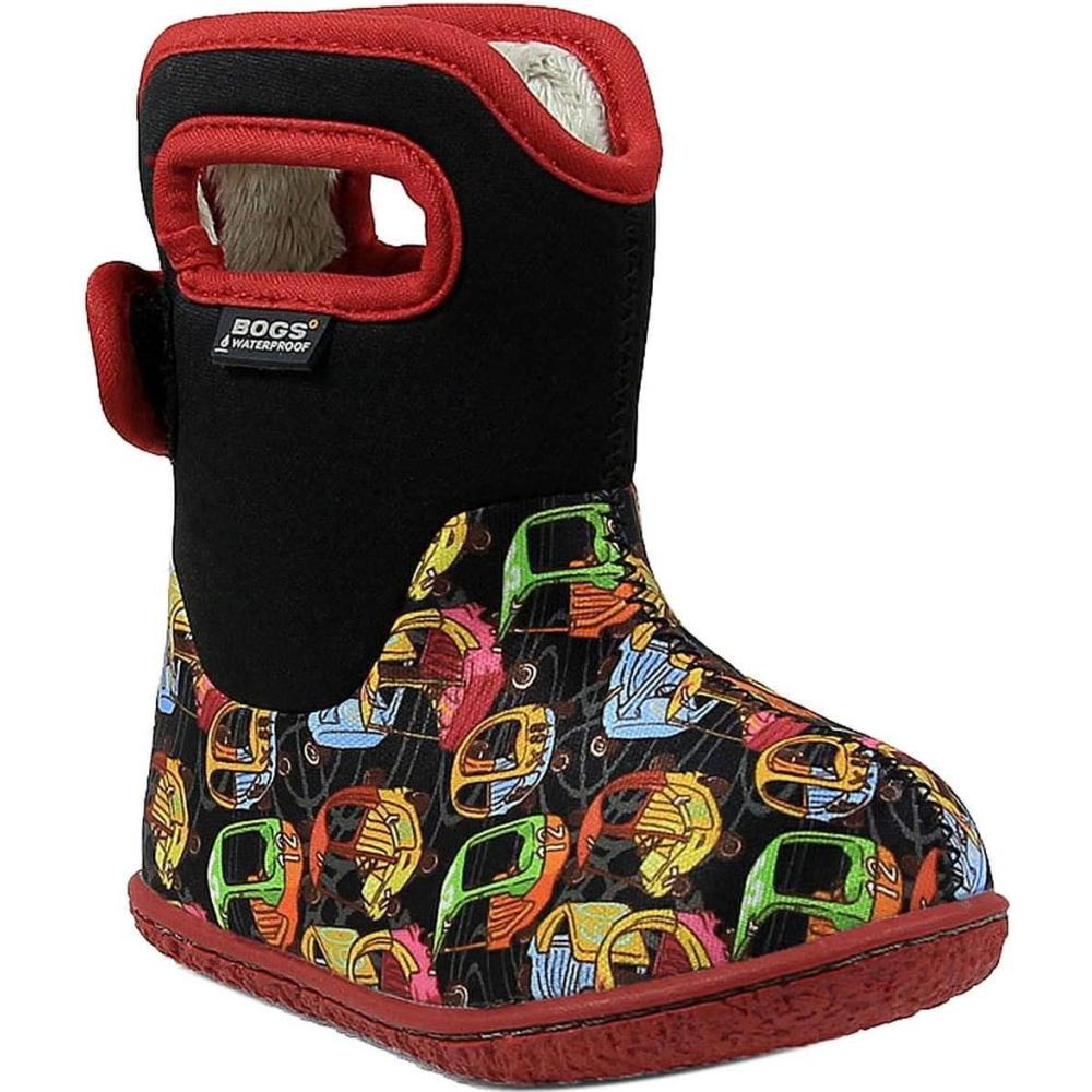imageBOGS Baby Camo Boys InfantToddler BootKiddy Cars PrintBlackMulti