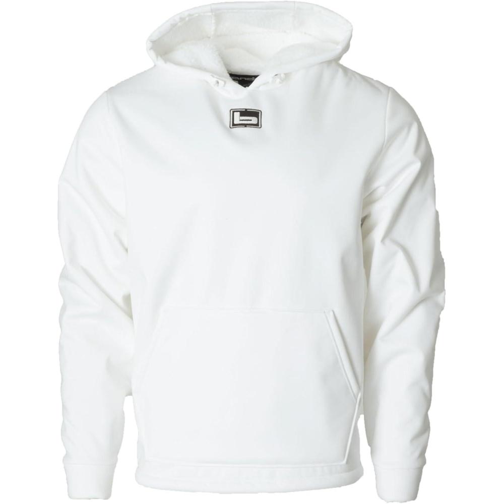imageBanded Gear Atchafalaya Hoodie Pullover  Hooded Sweatshirt  Coral Fleece LinedWhite