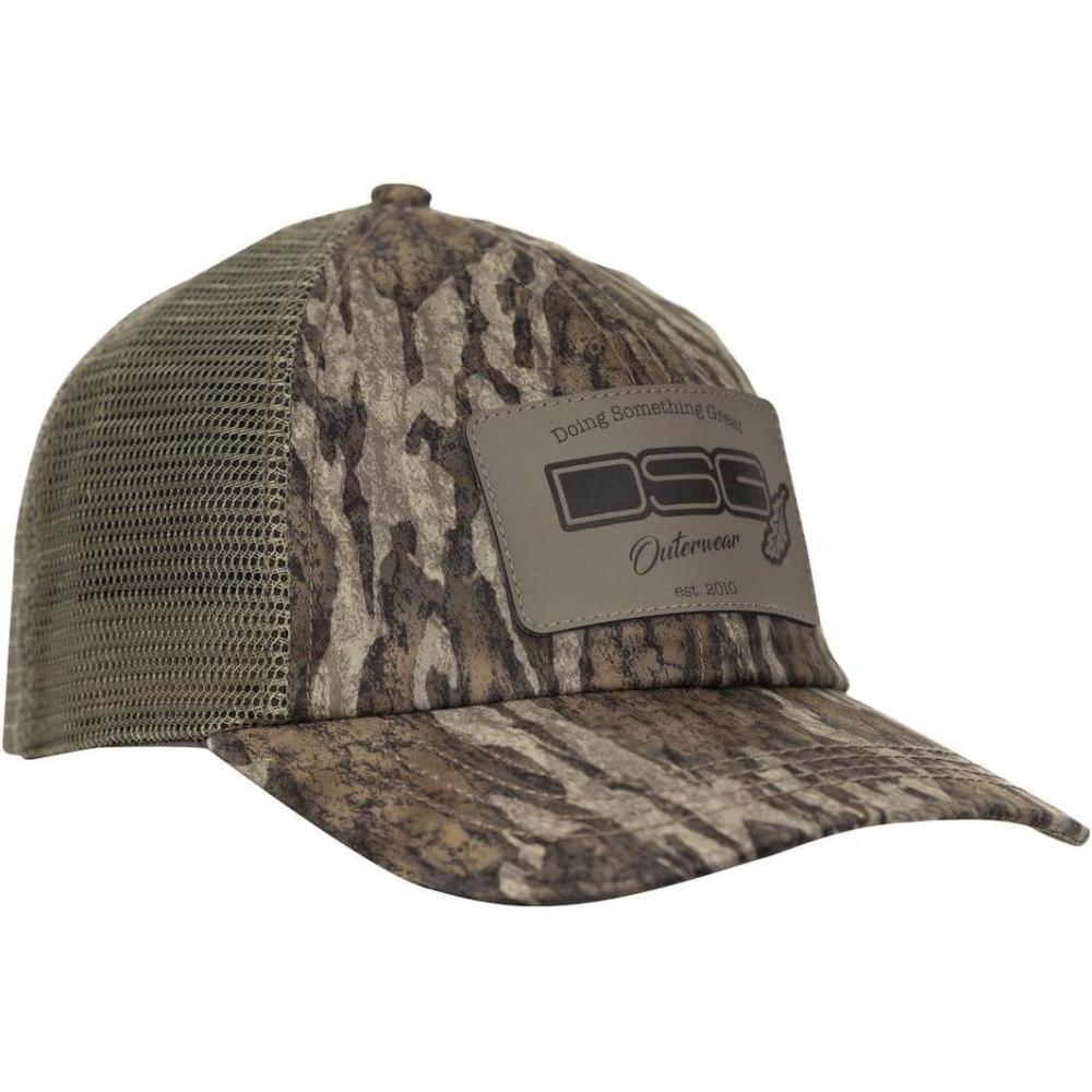 imageDOING SOMETHING GREAT DSG Outerwear Womens Camo Trucker Baseball Cap  Adjustable Snapback Hat with Breathable Mesh BackMossy Oak Bottomland New