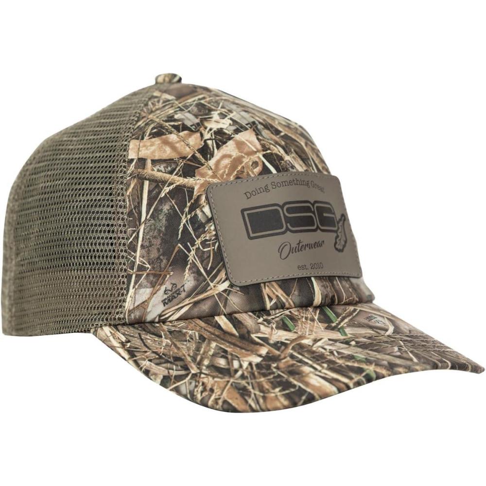 imageDOING SOMETHING GREAT DSG Outerwear Womens Camo Trucker Baseball Cap  Adjustable Snapback Hat with Breathable Mesh BackRealtree Max7