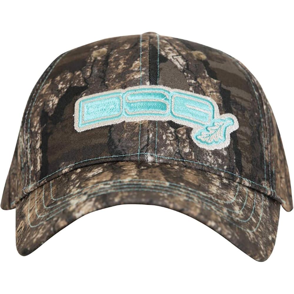 imageDOING SOMETHING GREAT DSG Outerwear Womens Distressed Camo Baseball Cap  Adjustable Outdoor HatRealtree Timber