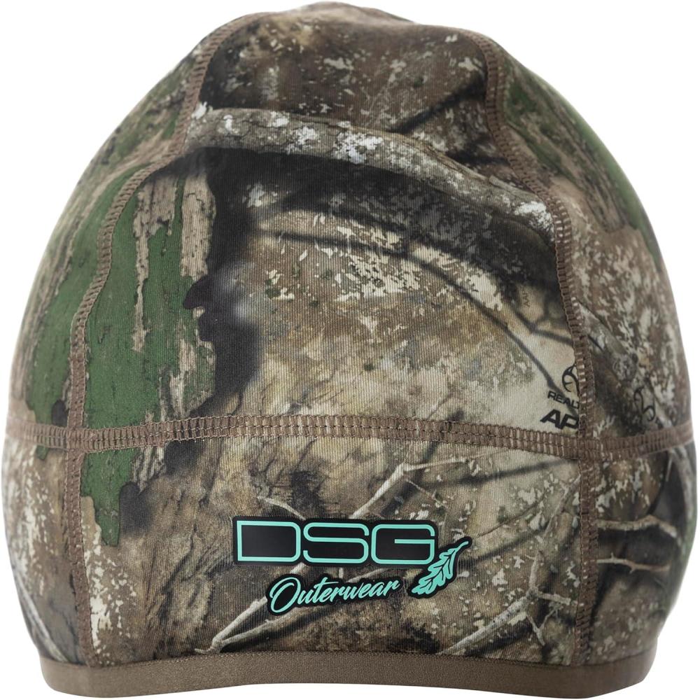 imageDOING SOMETHING GREAT DSG Outerwear Womens Sherpa Fleece Ponytail Beanie Hunting Hat DWR FinishRealtree Apx