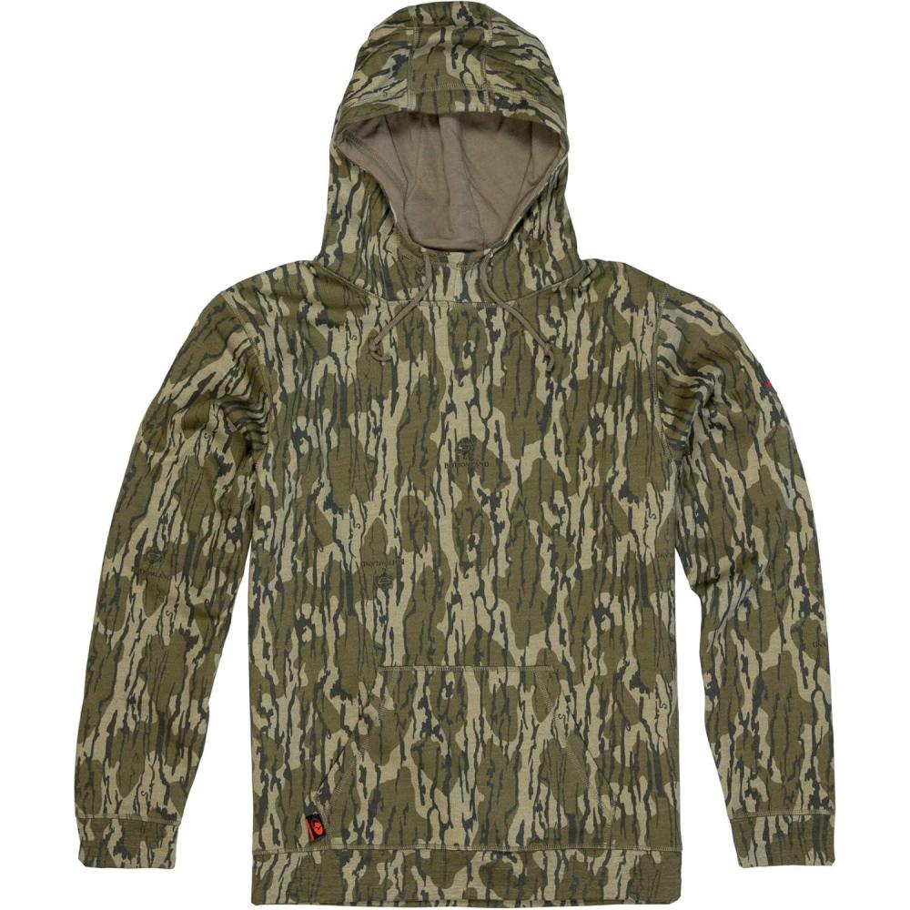 imageMossy Oak Mens Camo Hunting Hoodie VintageOriginal Bottomland