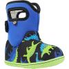 BOGS Baby Camo Boys’ Infant-Toddler Boot(Dino – Electric Blue Multi)