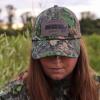 DOING SOMETHING GREAT DSG Outerwear Women’s Camo Trucker Baseball Cap | Adjustable Snapback Hat with Breathable Mesh Back(Mossy Oak Obsession)