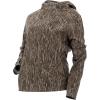 DOING SOMETHING GREAT Women’s Bexley 3.0 Pullover Hunting Shirts | Warm Climate, Ultra Light-Weight, DWR Treated(Mossy Oak Bottomland 3.0)