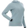 DSG Outerwear Women’s Bamboo Hooded Shirt – Long Sleeve, UPF 30+ Sun Protection, Lightweight Performance Hoodie(Antique Teal)