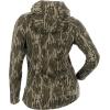 DSG Outerwear Women’s Bamboo Hooded Shirt – Long Sleeve, UPF 30+ Sun Protection, Lightweight Performance Hoodie(Mo Bottomland Original)