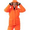 DSG Outerwear Women’s Kylie 5.0 3-in-1 Hunting Jacket – Waterproof, Insulated, Camo, Blaze, with Zip in Fleece Liner(Blaze Orange 5.0)