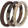 Groove Life Mossy Oak Women’s Camo Silicone Ring – Breathable Rubber Wedding Rings for Women, Lifetime Coverage, Unique Design, Comfort Fit Ring(Breakup Country Stackable)