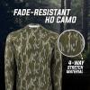 Mossy Oak Camo Hunting Shirts for Men Long Sleeve(Greenleaf)