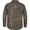 Mossy Oak Men’s Long Sleeve Camo Hunting Shirts Cotton Mill(Greenleaf)