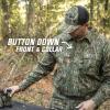 Mossy Oak Men’s Long Sleeve Camo Hunting Shirts Cotton Mill(Original Treestand)