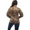 TrailCrest Full Sleeve Hooded Puffer Jacket for Women, Full Zipper-MOSSY OAK