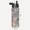 Wildkin Mossy Oak 32oz Kids Water Bottle – Leakproof, Vacuum-Insulated, Durable, Easy-Clean – Bottom Land(Mossy Oak Shadow Grass Habitat)