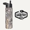 Wildkin Mossy Oak 32oz Kids Water Bottle – Leakproof, Vacuum-Insulated, Durable, Easy-Clean – Bottom Land(Mossy Oak Shadow Grass Habitat)