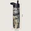 Wildkin Mossy Oak 32oz Kids Water Bottle – Leakproof, Vacuum-Insulated, Durable, Easy-Clean – Bottom Land(Realtree APX)