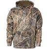 Banded Gear Atchafalaya Hoodie Pullover – Hooded Sweatshirt – Coral Fleece Lined(Mossy Oak Shadow Grass Habitat)