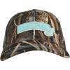 DOING SOMETHING GREAT DSG Outerwear Women’s Distressed Camo Baseball Cap – Adjustable Outdoor Hat(Realtree Max-7)