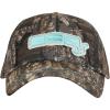 DOING SOMETHING GREAT DSG Outerwear Women’s Distressed Camo Baseball Cap – Adjustable Outdoor Hat(Realtree Timber)