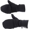 DOING SOMETHING GREAT Women’s Sherpa Fleece Flip Top Mitten(Black)