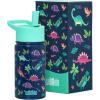 Wildkin Mossy Oak 32oz Kids Water Bottle – Leakproof, Vacuum-Insulated, Durable, Easy-Clean – Bottom Land(Darling Dinosaurs)