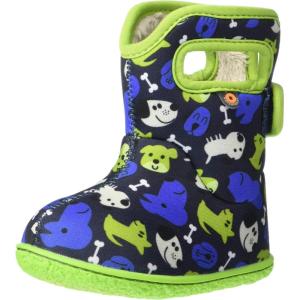 BOGS Baby Camo Boys’ Infant-Toddler Boot(Puppies-blue)