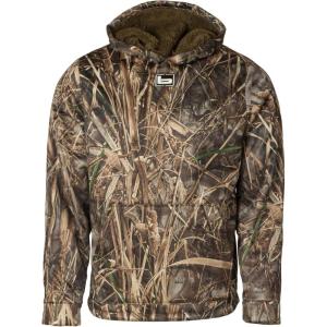 Banded Gear Atchafalaya Hoodie Pullover – Hooded Sweatshirt – Coral Fleece Lined(Realtree Max-7 Camo)