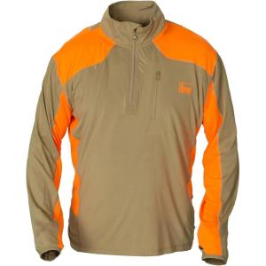 Banded Tec Stalker 1/4 Zip Pullover – Lightweight, Breathable, Moisture-Wicking Hunting Shirt(Blaze)