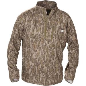 Banded Tec Stalker 1/4 Zip Pullover – Lightweight, Breathable, Moisture-Wicking Hunting Shirt(Bottomland)