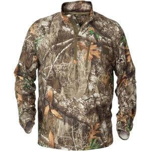 Banded Tec Stalker 1/4 Zip Pullover – Lightweight, Breathable, Moisture-Wicking Hunting Shirt(Edge)