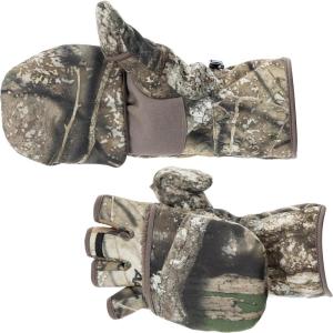 DOING SOMETHING GREAT Women’s Sherpa Fleece Flip Top Mitten(Realtree Apx)
