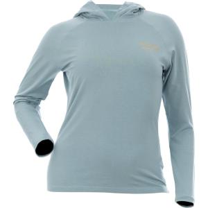 DSG Outerwear Women’s Bamboo Hooded Shirt – Long Sleeve, UPF 30+ Sun Protection, Lightweight Performance Hoodie(Antique Teal)