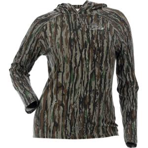 DSG Outerwear Women’s Bamboo Hooded Shirt – Long Sleeve, UPF 30+ Sun Protection, Lightweight Performance Hoodie(Rt Original)