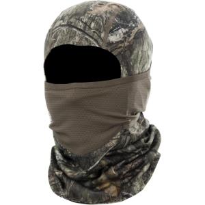 DSG Outerwear Women’s D-Tech Hinged Hunting Facemask – Lightweight, Moisture-Wicking with 4-Way Stretch & Mesh Panel(Mossy Oak Country Dna)